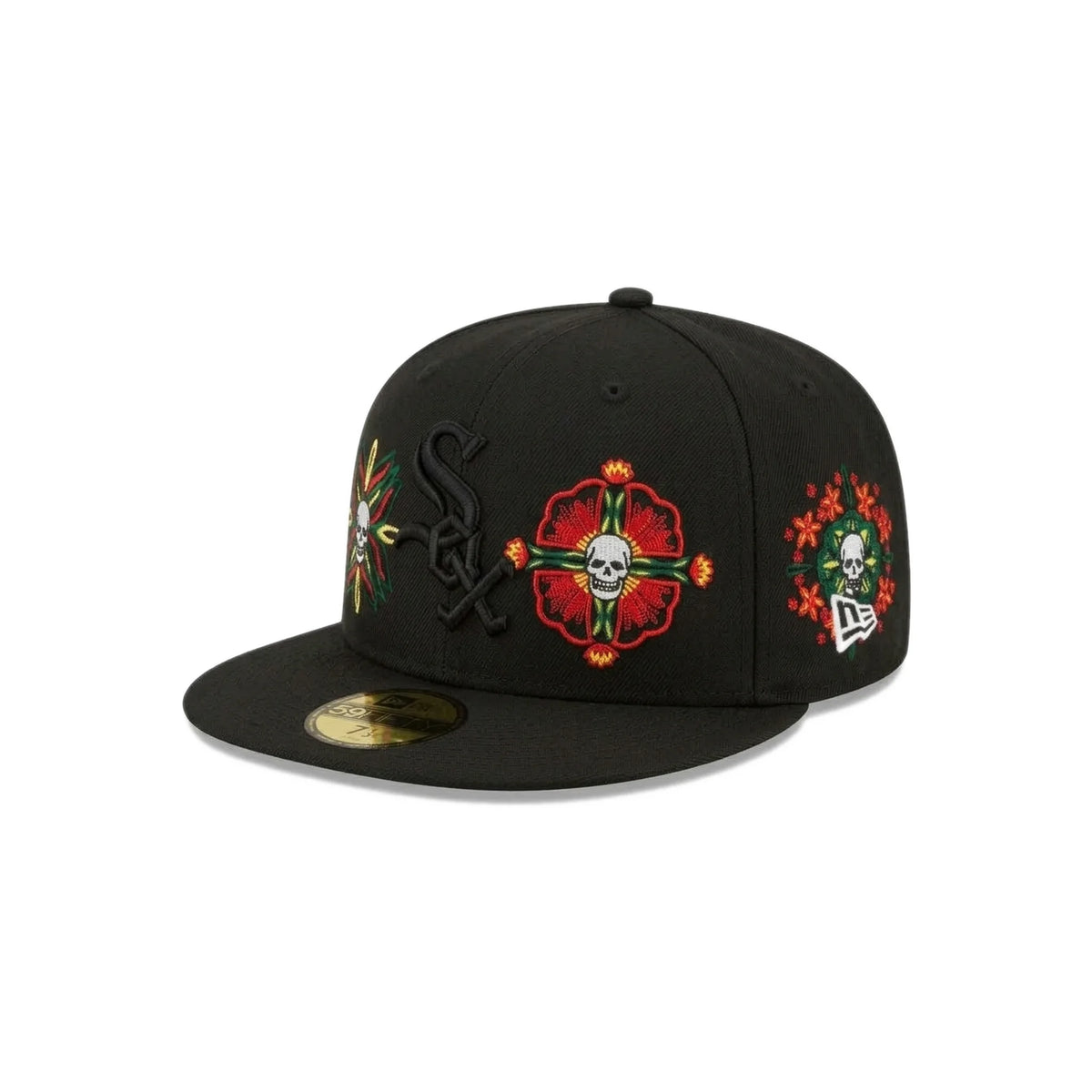 Gorra New Era Chicago White Sox Skull & Flowers 59FIFTY